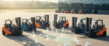 Welke heftruckleverancier heeft techniekers verspreid over heel België?